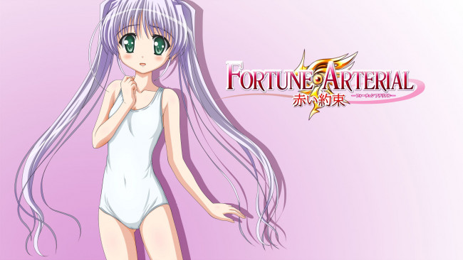 Обои картинки фото аниме, fortune, arterial, девушка, взгляд