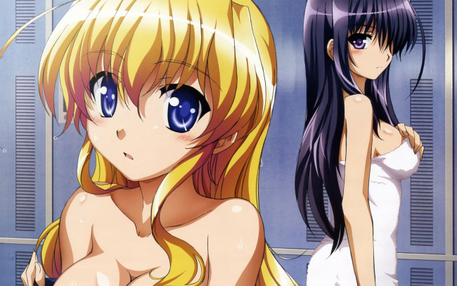 Обои картинки фото аниме, fortune, arterial, девушки