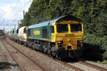 Картинка техника поезда железная дорога локомотив состав