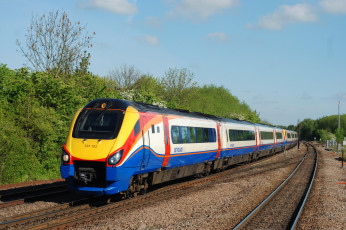 Картинка техника поезда железная дорога локомотив состав