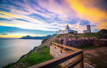 Картинка природа маяки океан скалы маяк