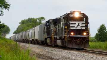 обоя техника, поезда, железная, дорога, локомотив, состав