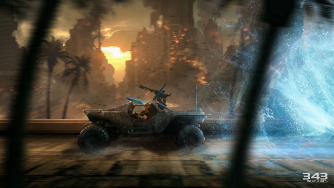 Обои картинки фото halo,  spartan strike, видео игры, - halo, spartan, strike, экшен, шутер