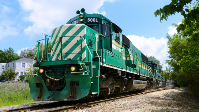 Обои картинки фото техника, поезда, железная, дорога, локомотив, состав