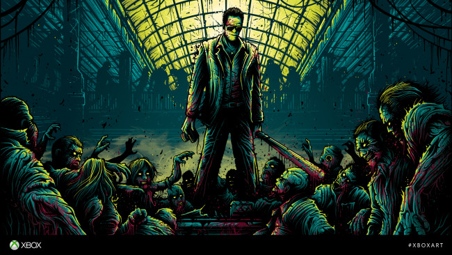 Обои картинки фото видео игры, dead rising, dead, rising, экшен, шутер, xboxart