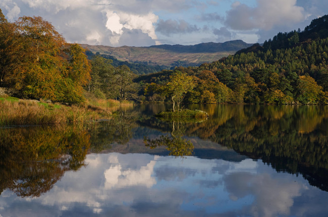 Обои картинки фото природа, реки, озера, лес, река, осень