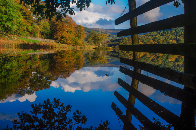 Обои картинки фото природа, реки, озера, лес, река, осень