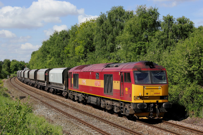 Обои картинки фото техника, поезда, состав, локомотив, дорога, железная