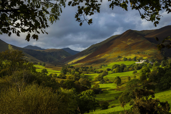 Обои картинки фото природа, пейзажи, горы, долина