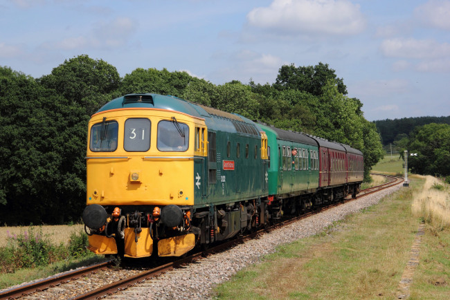 Обои картинки фото техника, поезда, дорога, железная, состав, локомотив