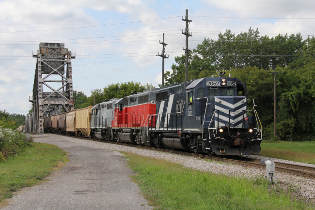 Обои картинки фото техника, поезда, состав, дорога, локомотив, железная