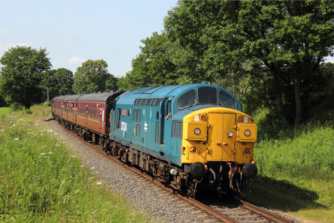 Обои картинки фото техника, поезда, состав, локомотив, дорога, железная