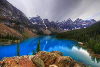 Картинка природа реки озера река лес горы