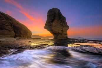 Картинка природа побережье океан скала