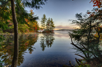 Картинка природа реки озера река лес