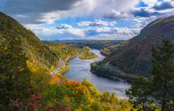 Картинка природа реки озера река горы лес