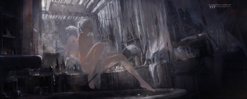 Картинка аниме unknown +другое развалины девушка арт mivit