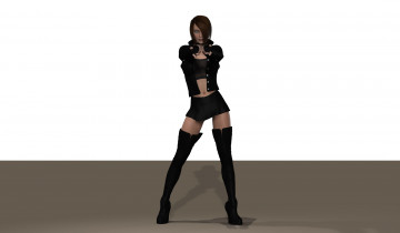 обоя 3д графика, люди , people, фон, взгляд, девушка