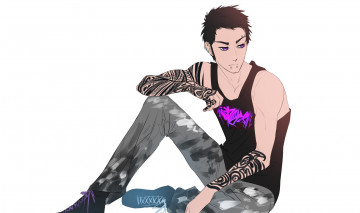 Картинка разное арты арт фон татуировки парень