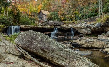 Картинка разное мельницы лес река мельня