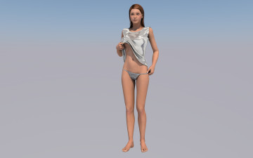 обоя 3д графика, люди , people, фон, взгляд, девушка