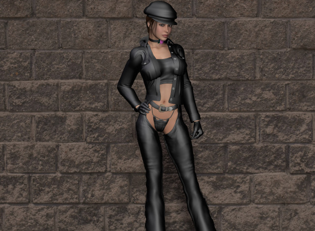 Обои картинки фото 3д графика, люди , people, фон, взгляд, девушка