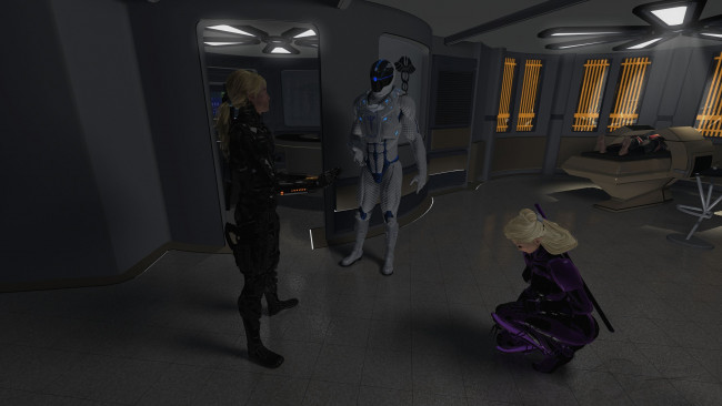 Обои картинки фото 3д графика, фантазия , fantasy, девушка, взгляд, фон, андроид