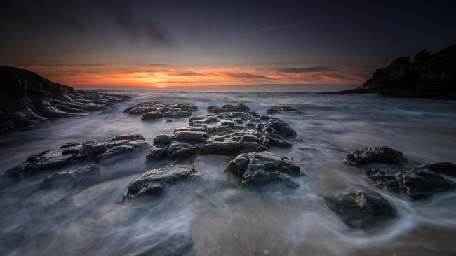 Обои картинки фото природа, восходы, закаты, закат