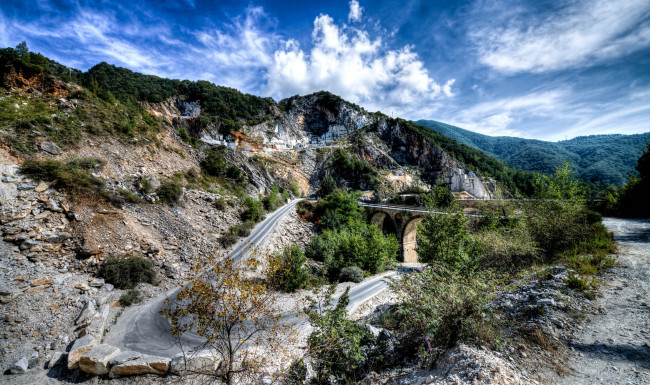 Обои картинки фото природа, дороги, горы, серпантин