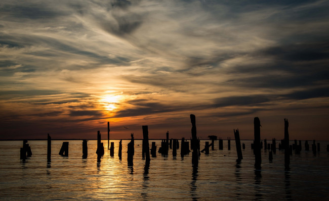 Обои картинки фото природа, восходы, закаты, закат