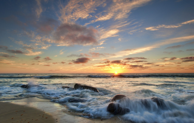 Обои картинки фото природа, восходы, закаты, рассвет