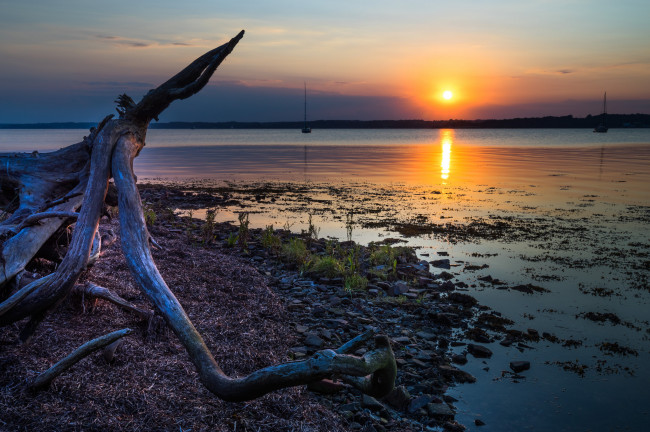 Обои картинки фото природа, восходы, закаты, закат