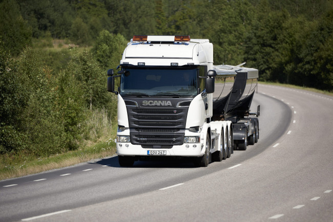 Обои картинки фото автомобили, scania, streamline, r520, tipper