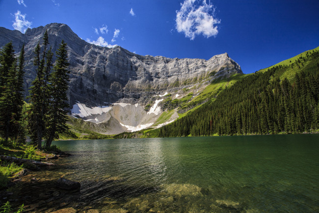 Обои картинки фото природа, реки, озера, река, лес, горы