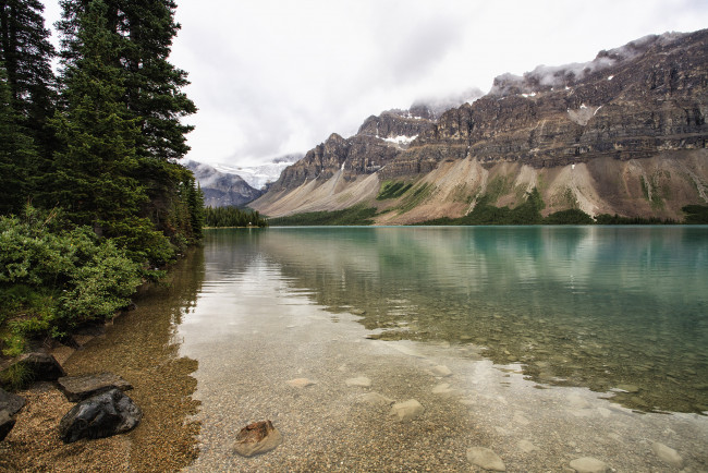 Обои картинки фото природа, реки, озера, река, лес, горы