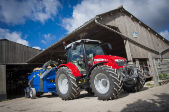 Картинка техника тракторы massey ferguson