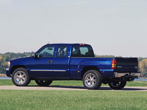 Обои картинки фото gmc sierra extended cab landscaper pro concept, автомобили, gm-gmc, extended, sierra, gmc, cab, landscaper, pro, 2002, concept