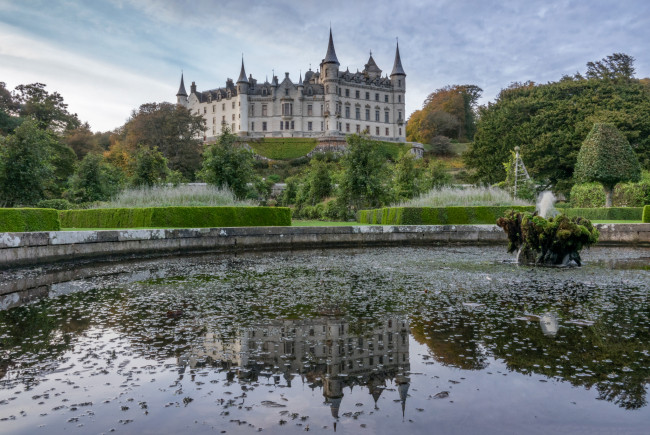 Обои картинки фото dunrobin castle, города, - дворцы,  замки,  крепости, замок