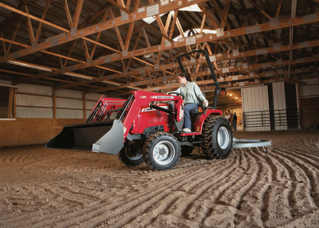Обои картинки фото техника, фронтальные погрузчики, massey, ferguson