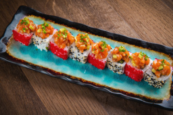 Картинка еда рыба +морепродукты +суши +роллы икра роллы