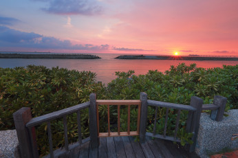 Картинка природа восходы закаты простор