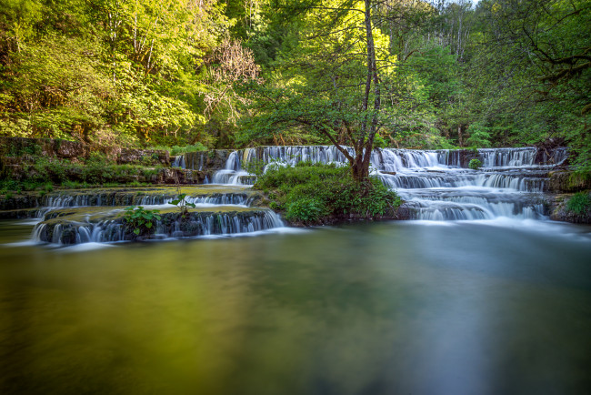 Обои картинки фото природа, водопады, простор