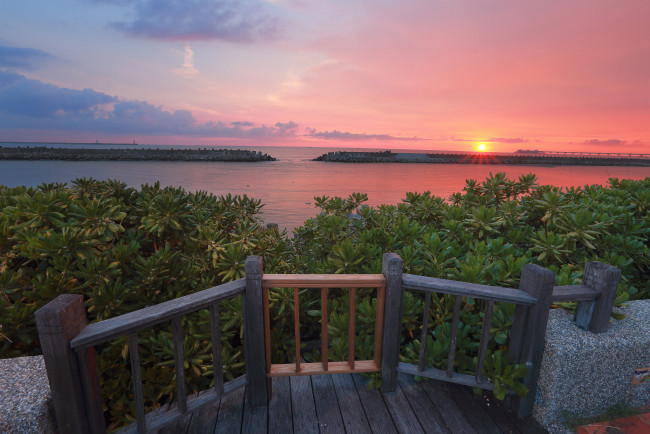 Обои картинки фото природа, восходы, закаты, простор