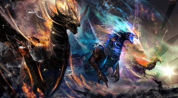 Картинка фэнтези драконы