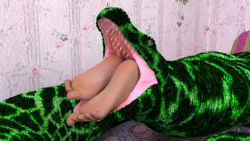 Картинка 3д+графика фантазия+ fantasy змея фон взгляд девушка