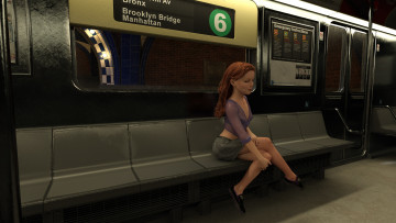 Картинка 3д+графика люди+ people фон взгляд девочка