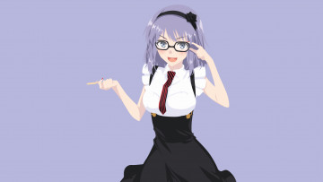 обоя аниме, dagashi kashi, девушка