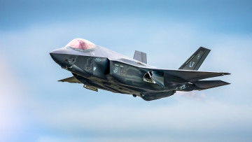 Картинка f-35a+lightning+ii авиация боевые+самолёты ввс
