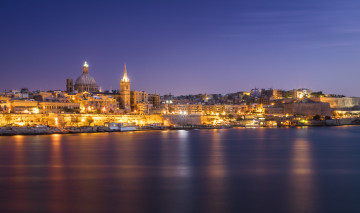 Картинка valletta города -+столицы+государств простор