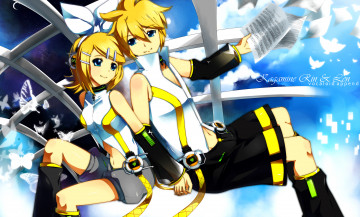 Картинка аниме vocaloid вокалоид